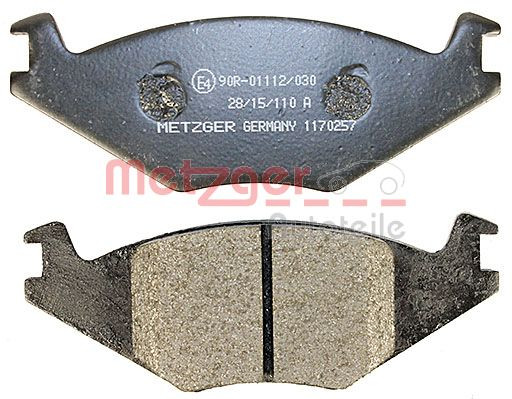 METZGER Bremsbelagsatz, Scheibenbremse